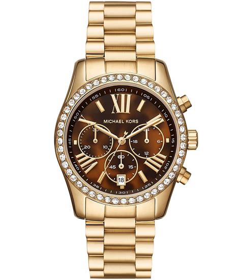 michael kors petite lexington|Michael Kors lexington chronograph watch.